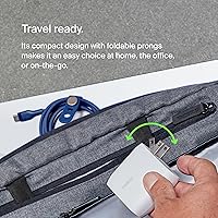 Vista 5 de Belkin Bloque de cargador dual USB C de 60 W con carga súper rápida PPS - Samsung Galaxy S25, Apple iPhone 17, Air, Pro, Pro Max, iPad, AirPods