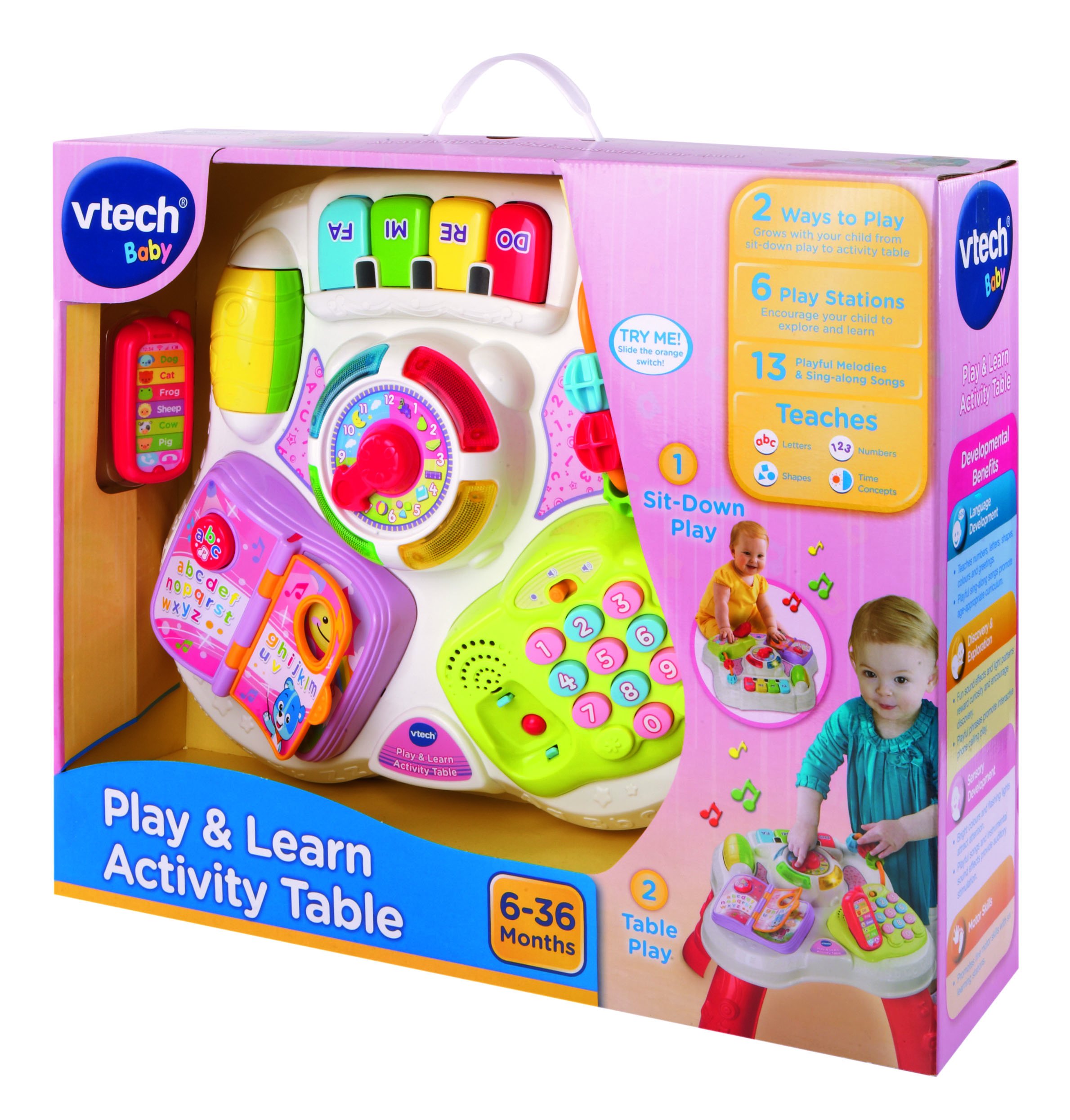 vtech play & learn activity table