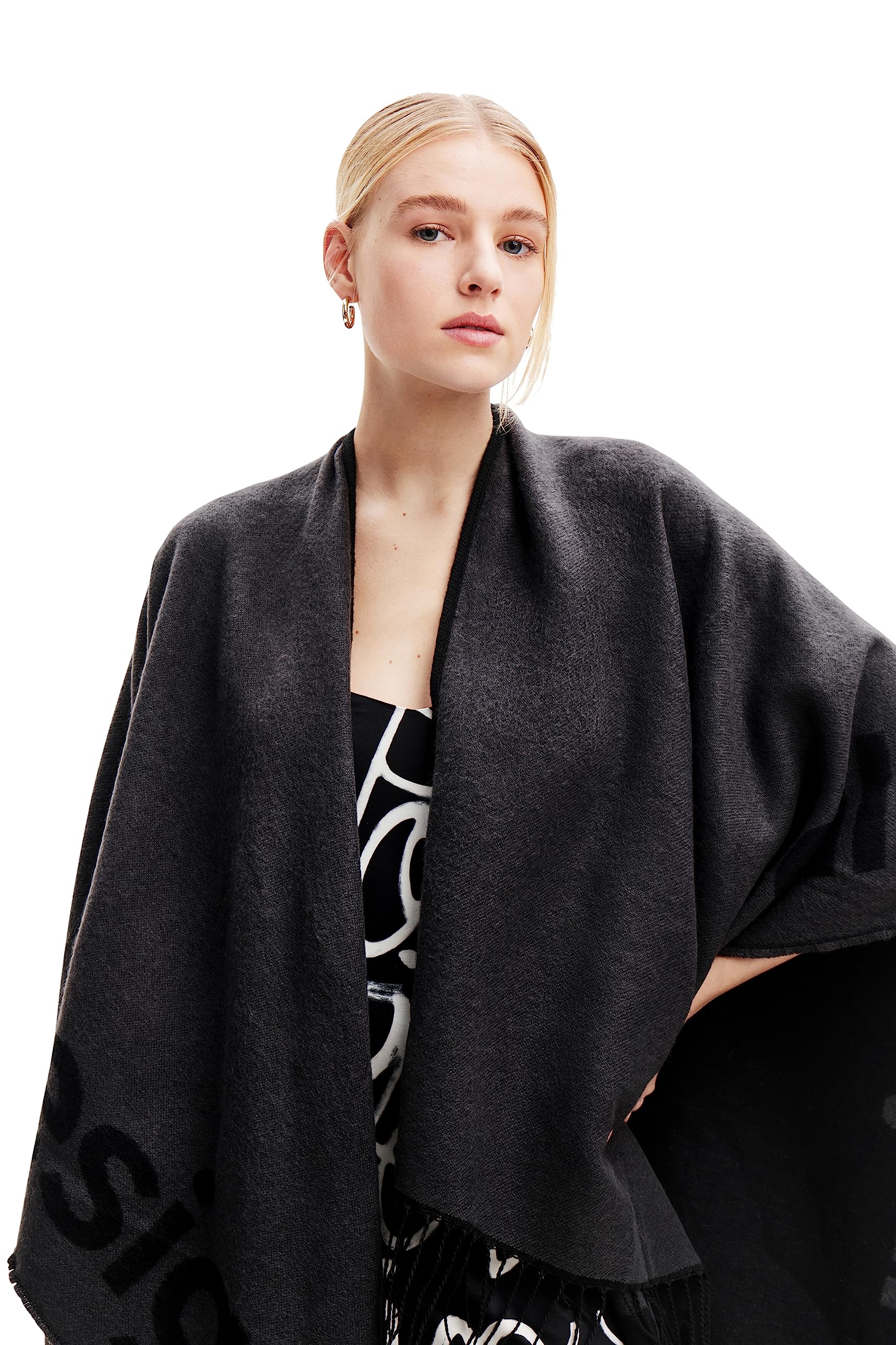Desigual Poncho_logo Paris PONCHO_LOGO PARIS Femme