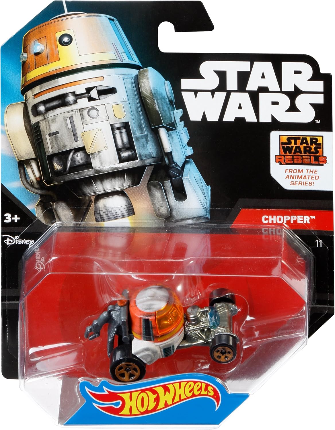 Hot Wheels Star Wars Rebels Chopper Character Car