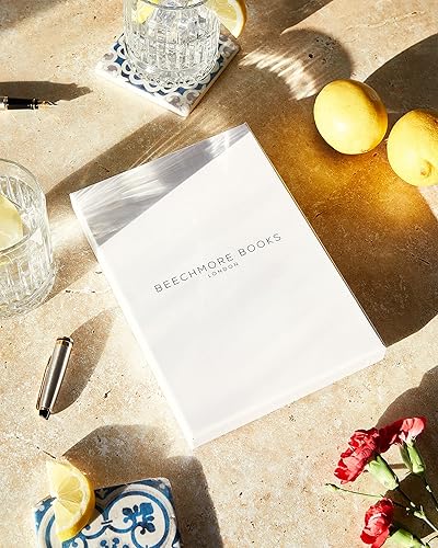 Miniatura 5 de Beechmore Books - Cuaderno personalizado, regular, color verde azulado, tapa dura de cuero vegano personalizado, diario cuidadoso y personal, caja