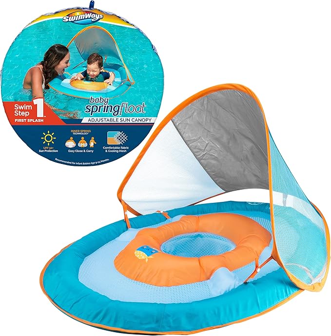 Swimways Baby Spring Float Sun Canopy, Baby Floats Amazon Canada