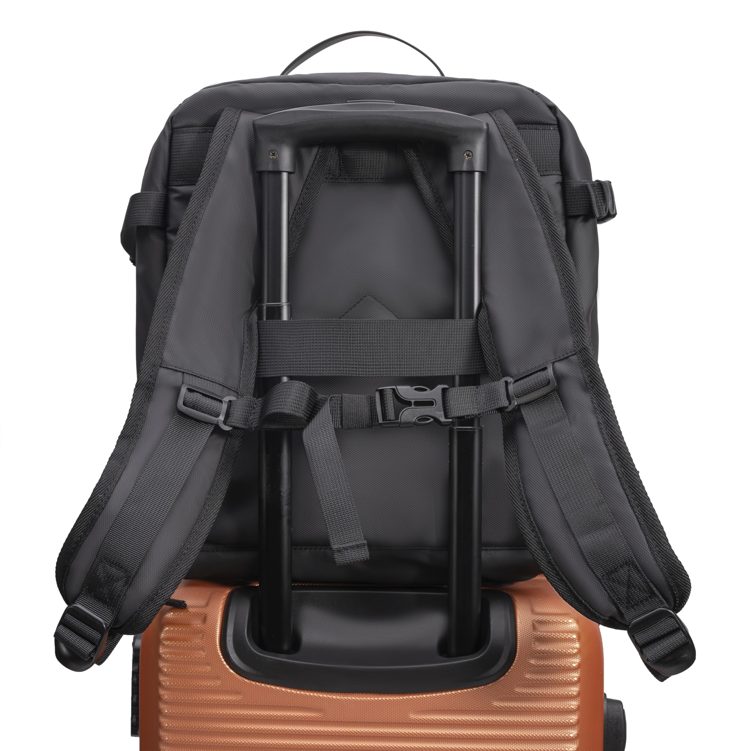 CELIMS - Walizka kabinowa 40 x 30 x 20 cm do samolotów Ryanair, Transavia, Volotea, Easyjet + | z wózkiem, AirPlus by Cadenas TSA Vide | Bagaż kabinowy | Torba samolotowa na laptopa, Bordeaux