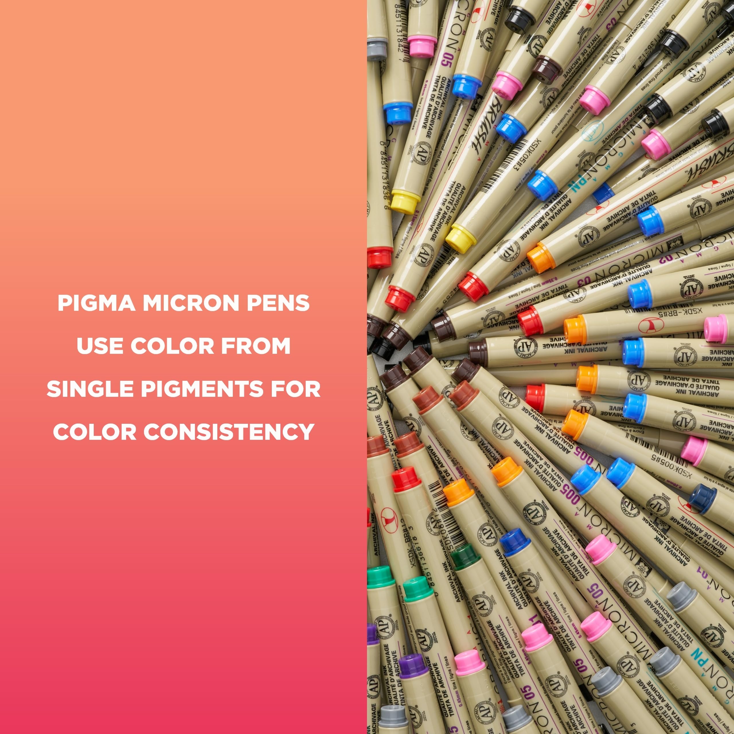 SAKURA Pigma Micron - Bolígrafos de punta fina, negro, 12 puntas gruesas, caja de 12 | Bolígrafos de tinta negra para escribir, dibujar o escribir en diario, marcas precisas que resisten la prueba del tiempo