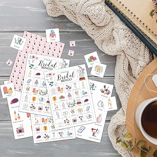 Miniatura 5 de Juegos de despedida de soltera para fiesta de té, juego de bingo de fiesta de té, decoraciones de fiesta de té, recuerdos de fiesta de té, juegos de