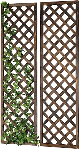 Wood Trellis Garden Panel