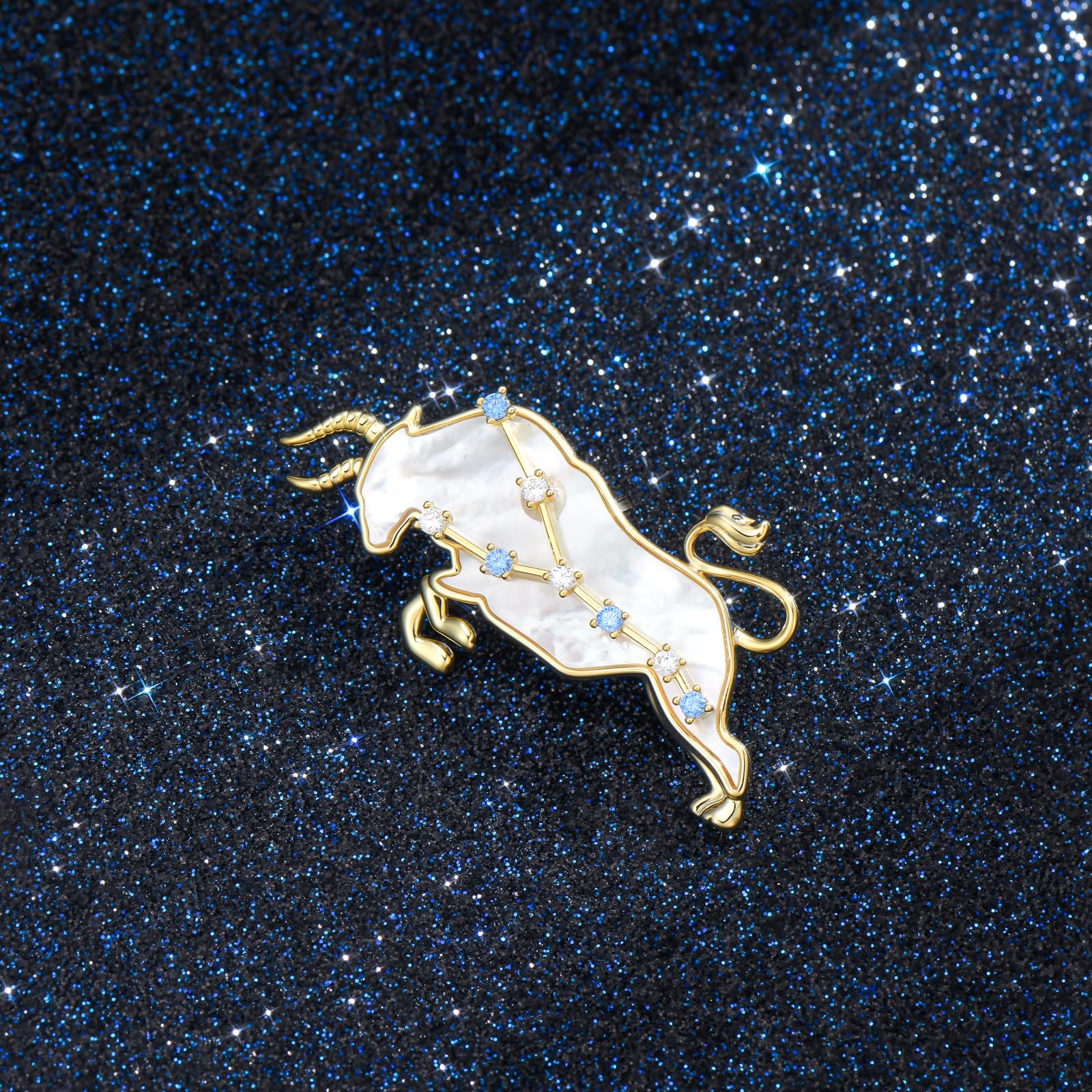 Sternzeichen-Brosche, 12 Sternbilder, Broschen, CZ-Horoskop-Anstecknadeln, Schmuck, Geburtstag, für Frauen