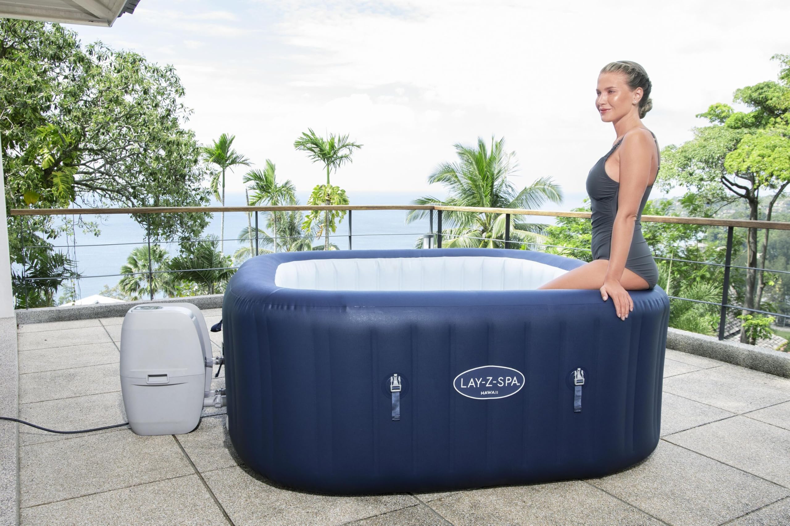 Bestway Lay-Z-Spa® Hawaii Airjet™ 180 x 180 x 71 cm, 4-6 Personnes