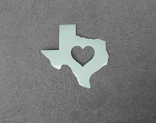 Miniatura 2 de I LOVE TEXAS HEART ~ Glow In The Dark Vinyl Waterproof Decal Sticker ~ SELECT A SIZE! ~ for Car Truck SUV Vehicle Dorm Bedroom Laptop Case Cover