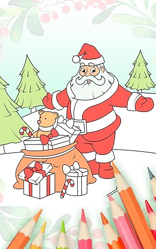 Winter and Christmas Coloring Book 2022