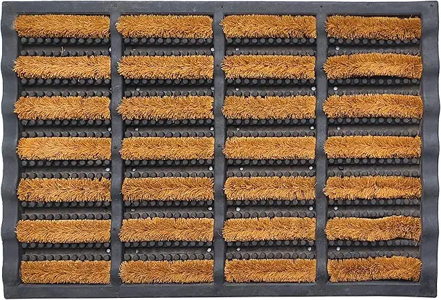 Heavy Duty Coir Door Mat - Frontgate Doormat, 40x60cm Indoor/Outdoor