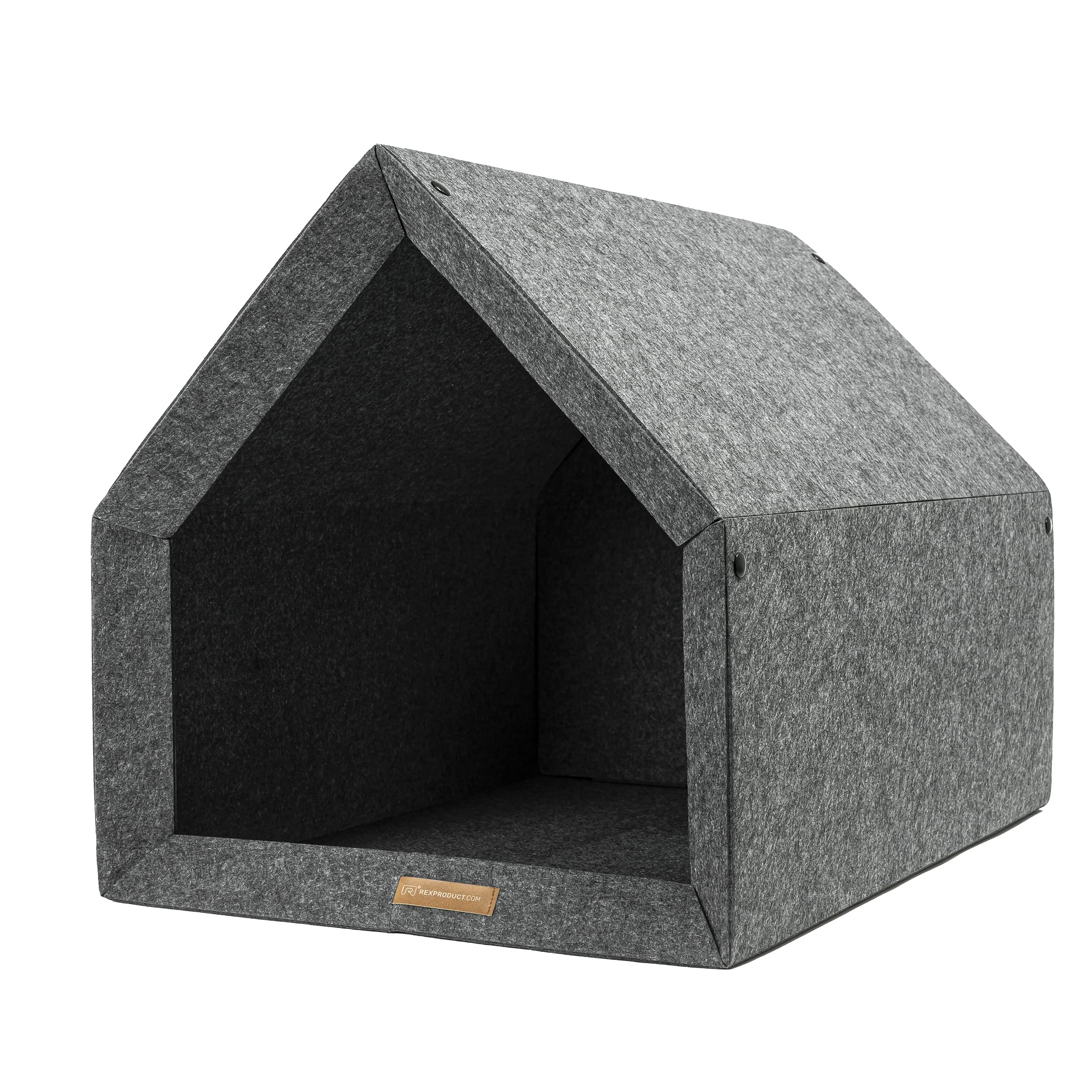 Rexproduct PetHome buda dla psów odporna na ugryzienia i zarysowania izolacja akustyczna rozmiar S 60x42 cm