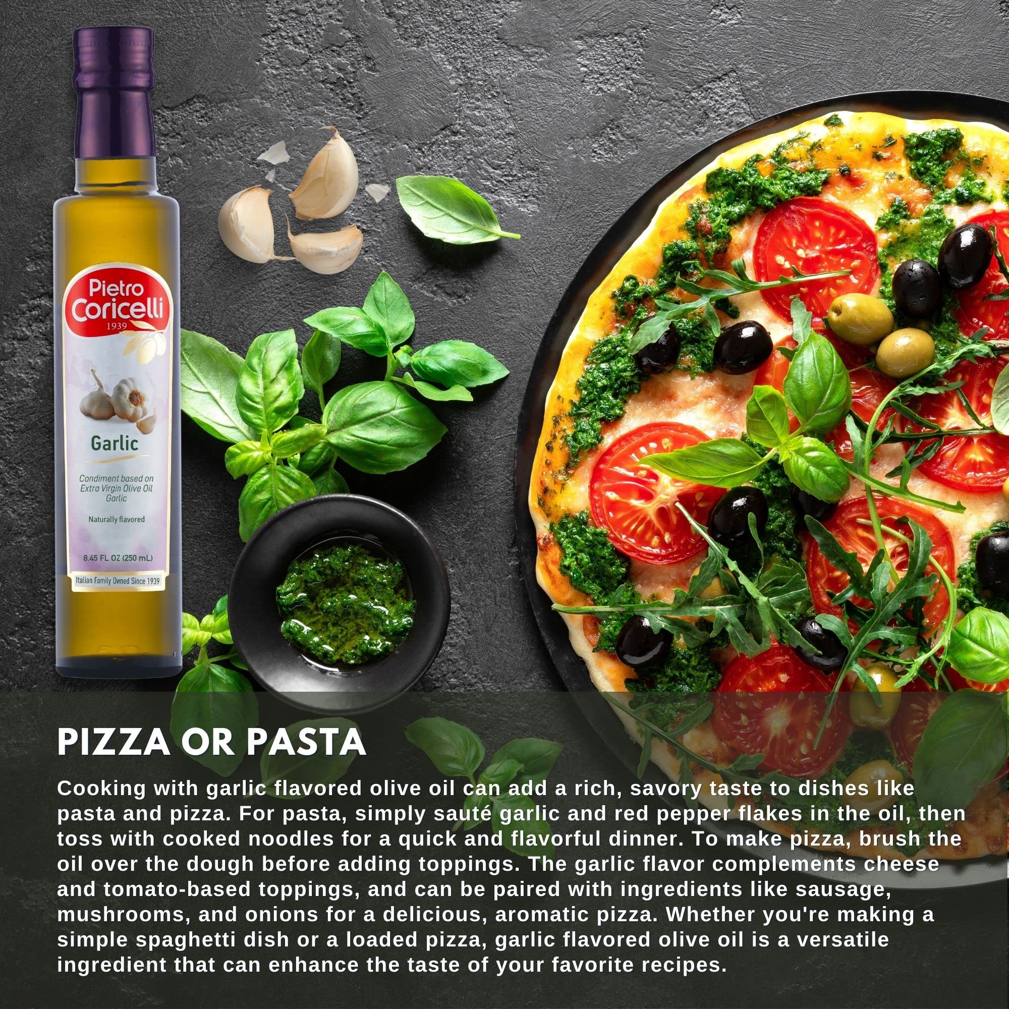 Amazon.com : PIETRO CORICELLI: Natural Garlic Flavored Extra