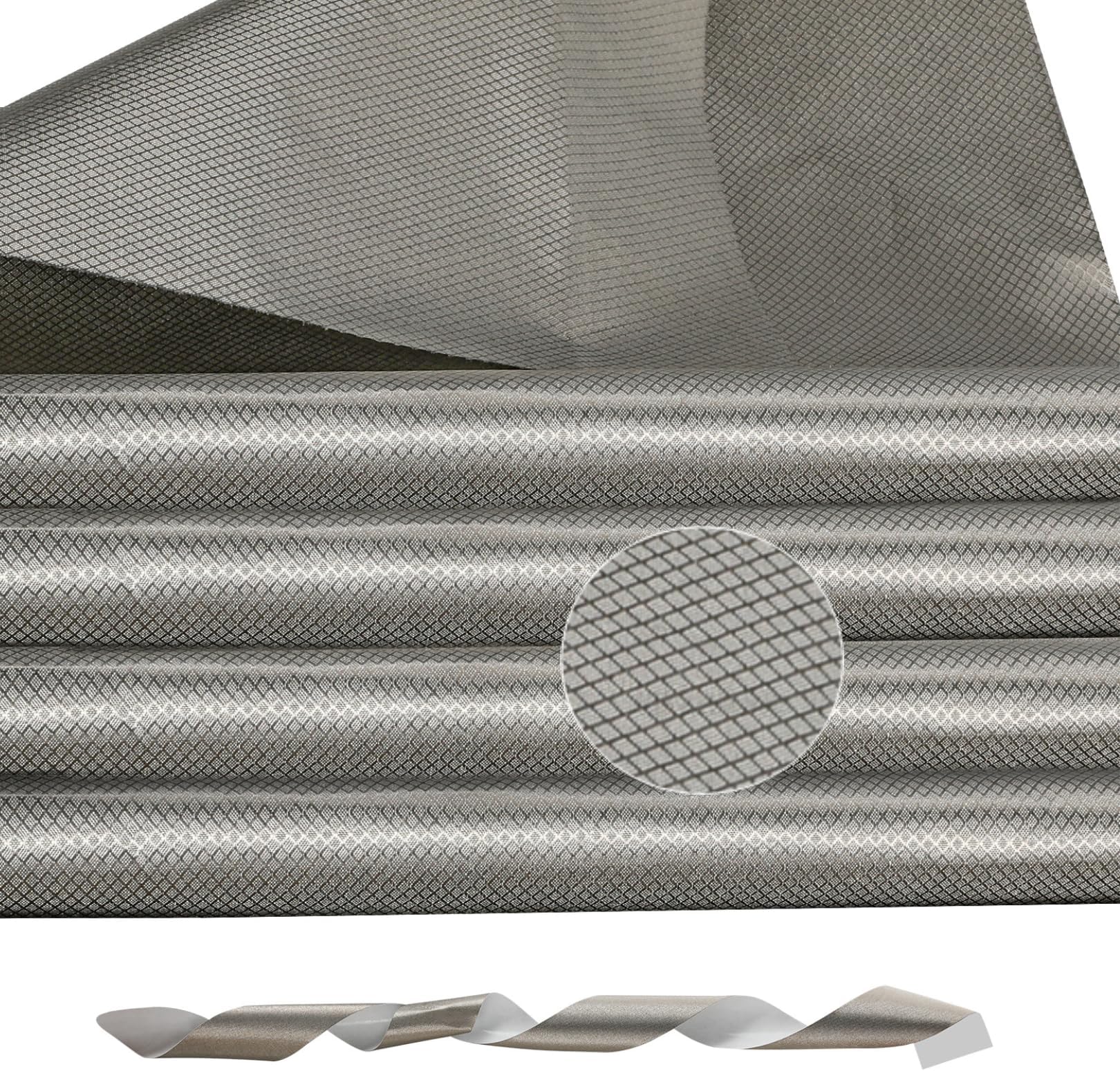 Faraday Fabric Kit - Military Grade Faraday Cloth,DIY Faraday Cage for RFID, Bluetooth,Cellphone Signal, WiFi(3 Yard+FaradayTape)