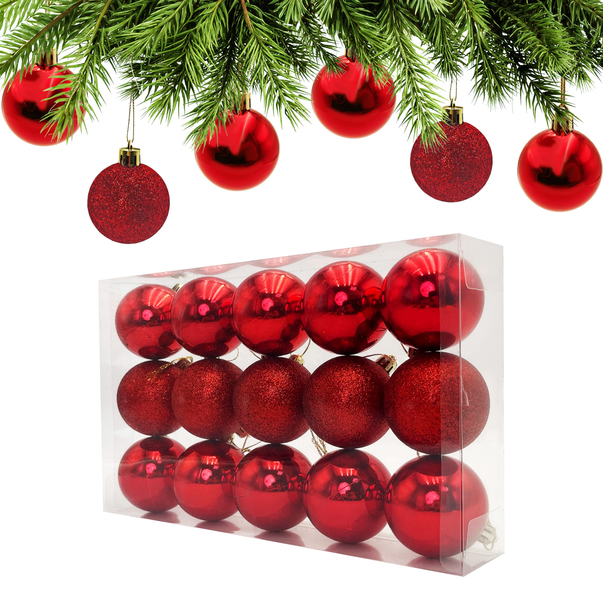 Gouden Kerstballen - 52 Stuks - Perfecte Versiering voor een Gouden Kerstballen - 52 Stuks - Perfecte Versiering voor een