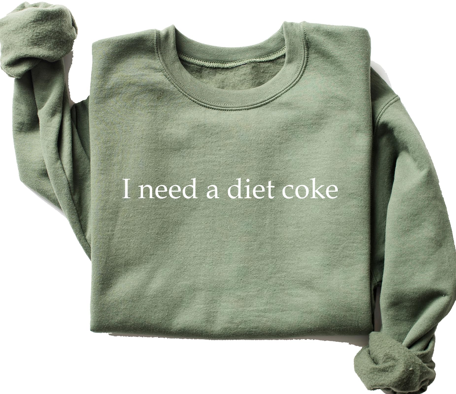ElixirStreet I Need A Coke Sweatshirt, Coke Bottles, Gift for Coke Lover, Soda Crewneck, Funny Gift Sweater Soda Lover, Funny Coke Tee Multi Color