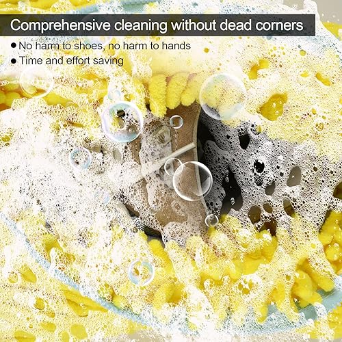 Miniatura 3 de Bolsa para lavadora de zapatos Sole suds Magic Bag Bolsa de lavandería para zapatos (2 piezas, amarillo)