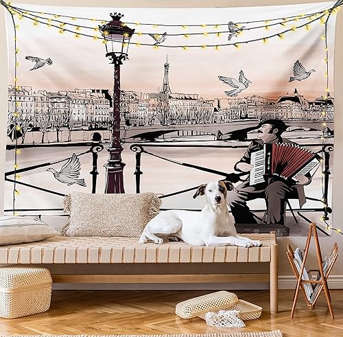 Miniatura 15 de Ambesonne Tapiz gótico, patio con hiedra encantada en la puerta antigua al bosque, colgante de pared ancho para dormitorio, sala de estar, 2-Verde