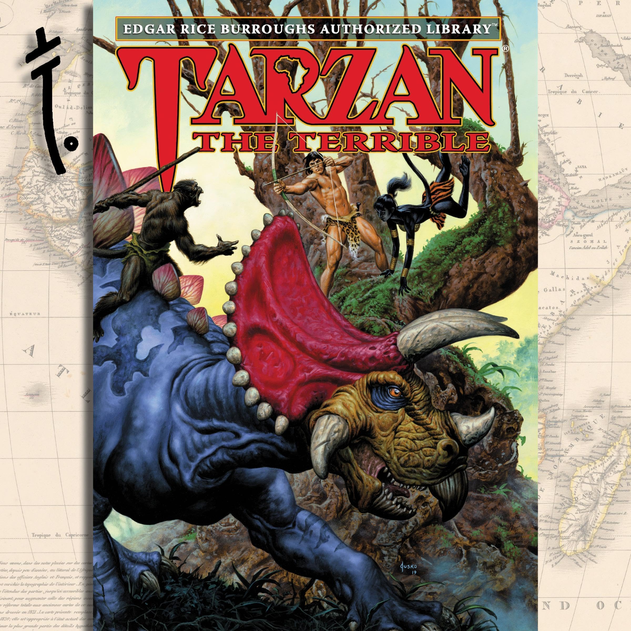 Cover art for Tarzan the Terrible