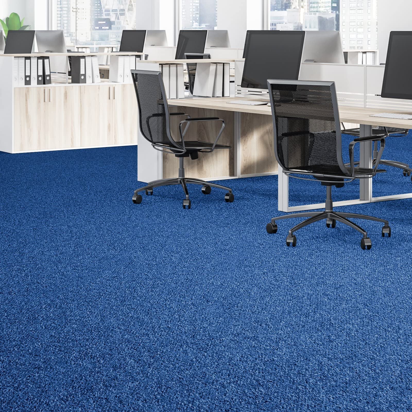 Floordirekt Alfombra de fieltro punzonado Malta | Revestimiento de suelo de vellón punzonado para vivienda y oficina, aislante del frío y aislamiento acústico, muchos colores y tamaños (200 x 200 cm,