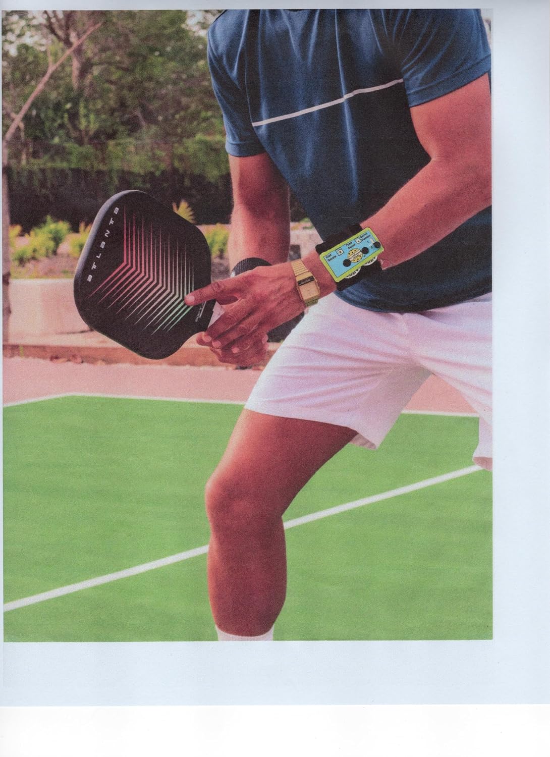 Scorekeeper - Secure Wrist-Mounted Design for Easy Scorekeeping | Removable Wrist Sweatband for easy cleaning or replacement