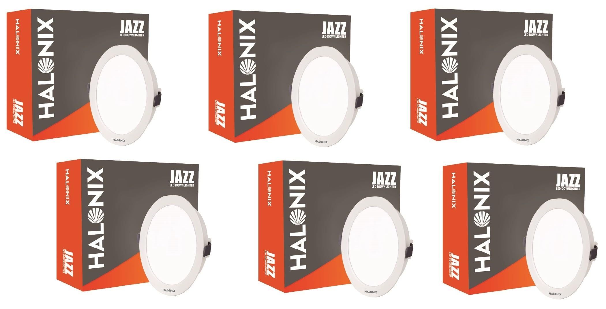 Halonix Jazz LED Downlighter - Warm White, Pack of 4 -7