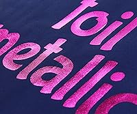 Vista 14 de Threadart Metallic Gold Heat Transfer Vinyl Film Custom Cut Roll 20" Wide by The Yard Compatible with Venture Explore and Maker, Silhouette