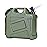 UPWOIGH Camping Water Container, 2.6 Gallon Small(13.1x12x5.3in) Water Containers Jug, Truly No Leakage Water Storage, Green Water Tank,BPA Free Portable Emergency Water Can for Camping, Hiking