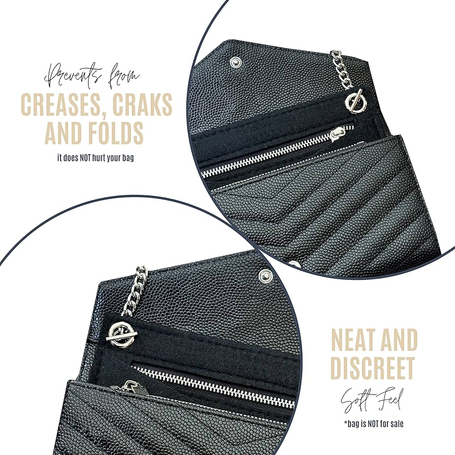 Amazon.com: Cassandre Large Flap Wallet Chain Insert, Cassandre