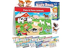 My Preschool Busy Book for Montessori Learning