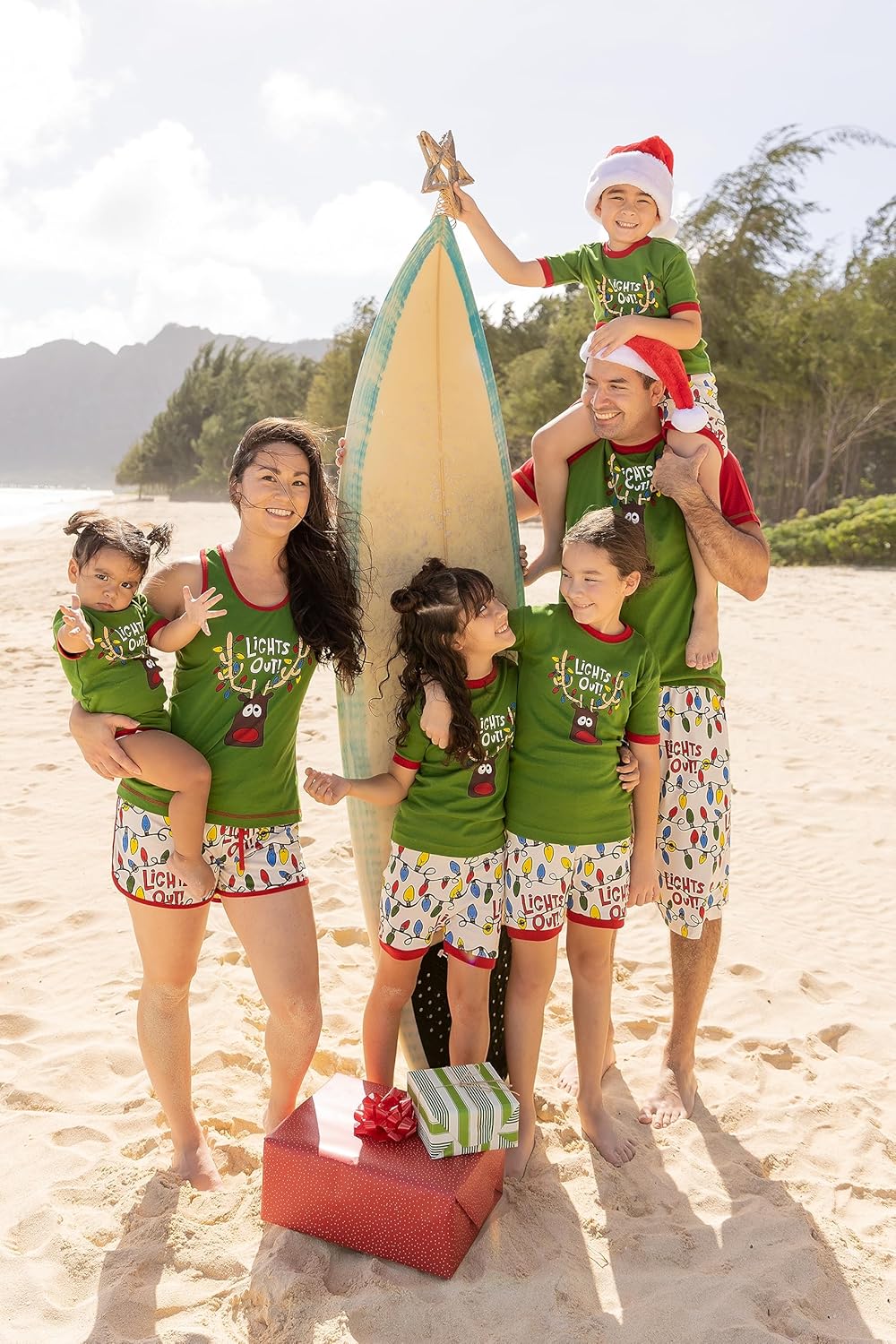 Lazy One Lights Out Matching Family Christmas Pajamas, Matching Christmas PJs for Family, Adult, Teen, Kid, and Baby Pajamas - Image 3