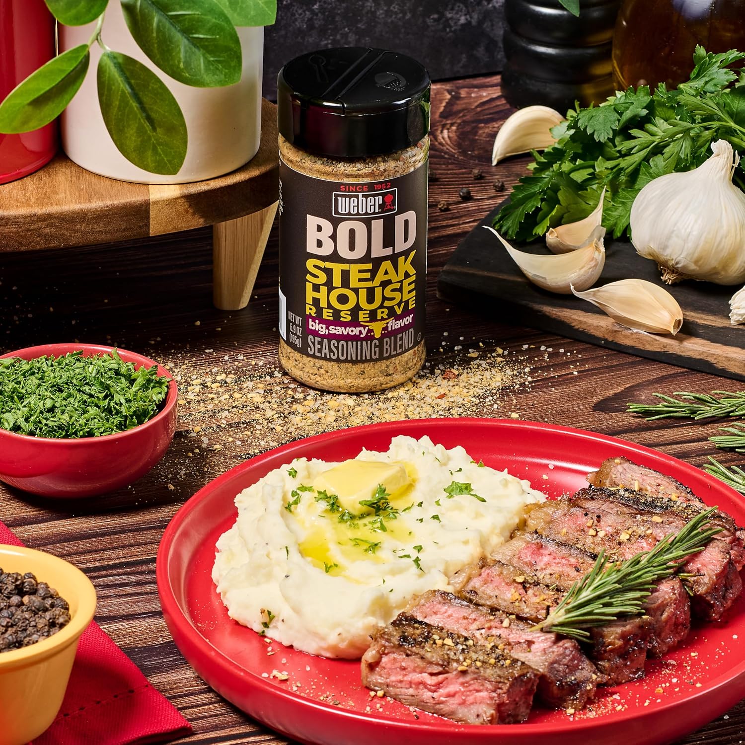 Weber BOLD Steakhouse Reserve Seasoning Blend, 6.9 oz - Image 4
