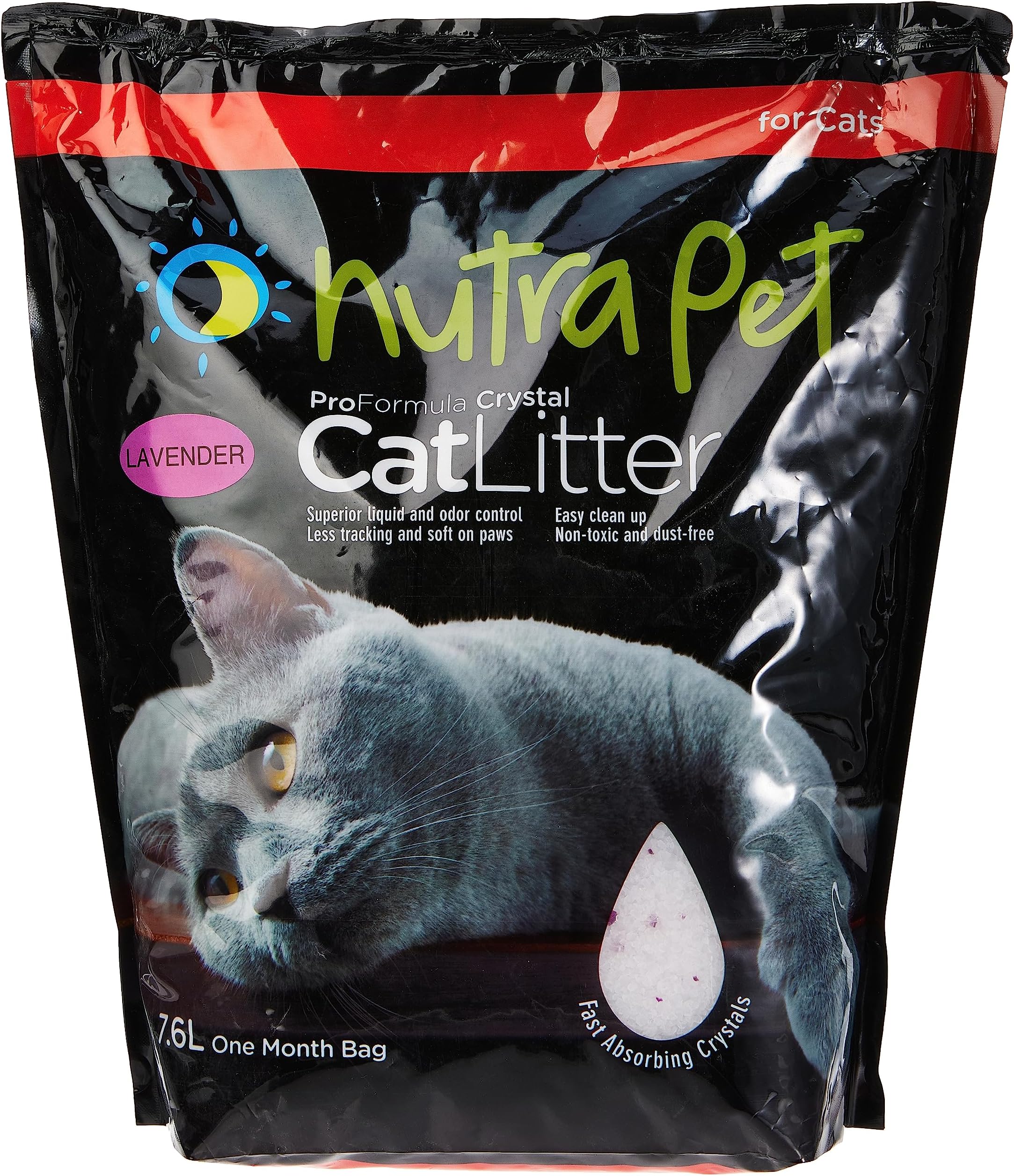 Cat Litter Silica Gel 7.6L Lavender Scent
