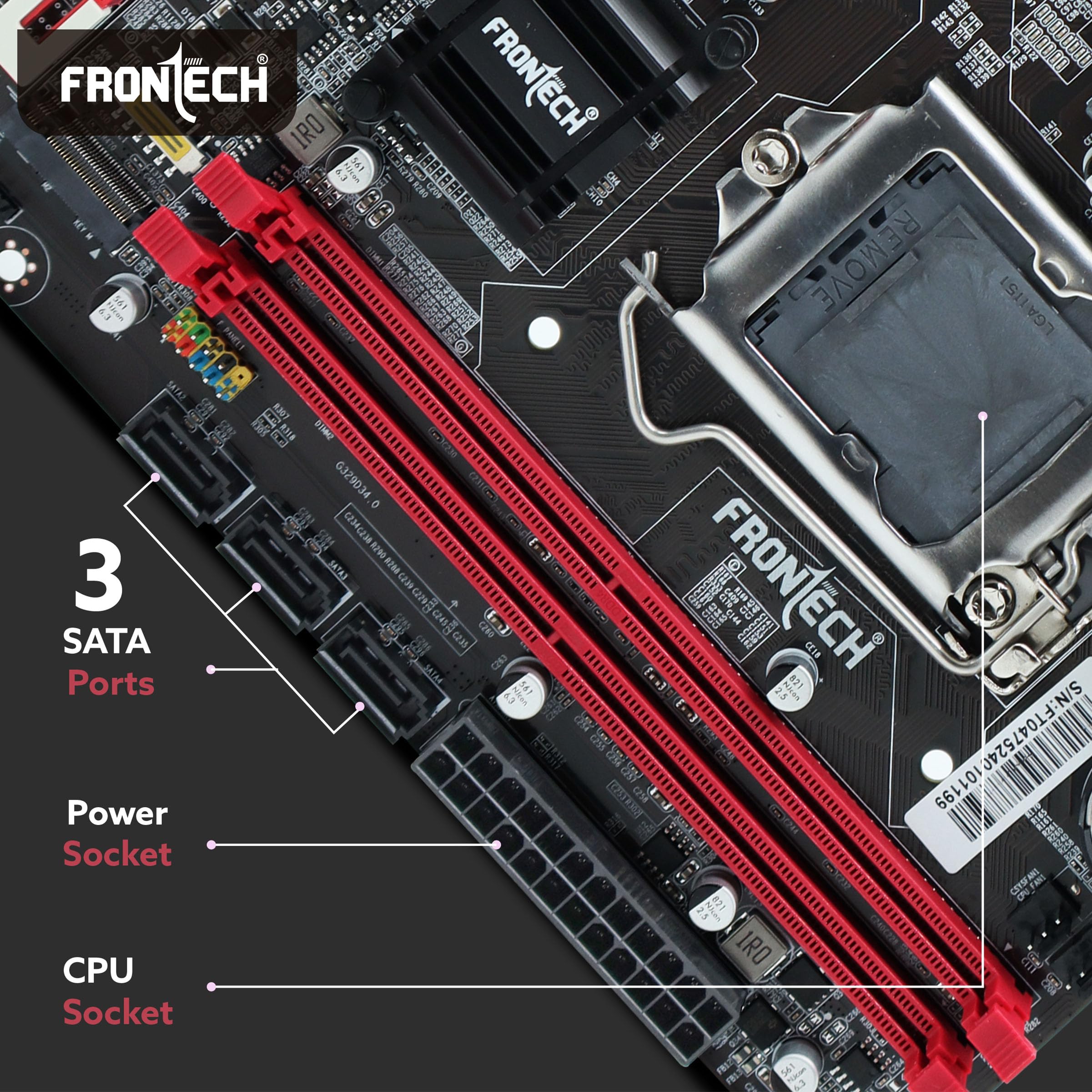 FRONTECH H110 Motherboard - LGA 1151 -7