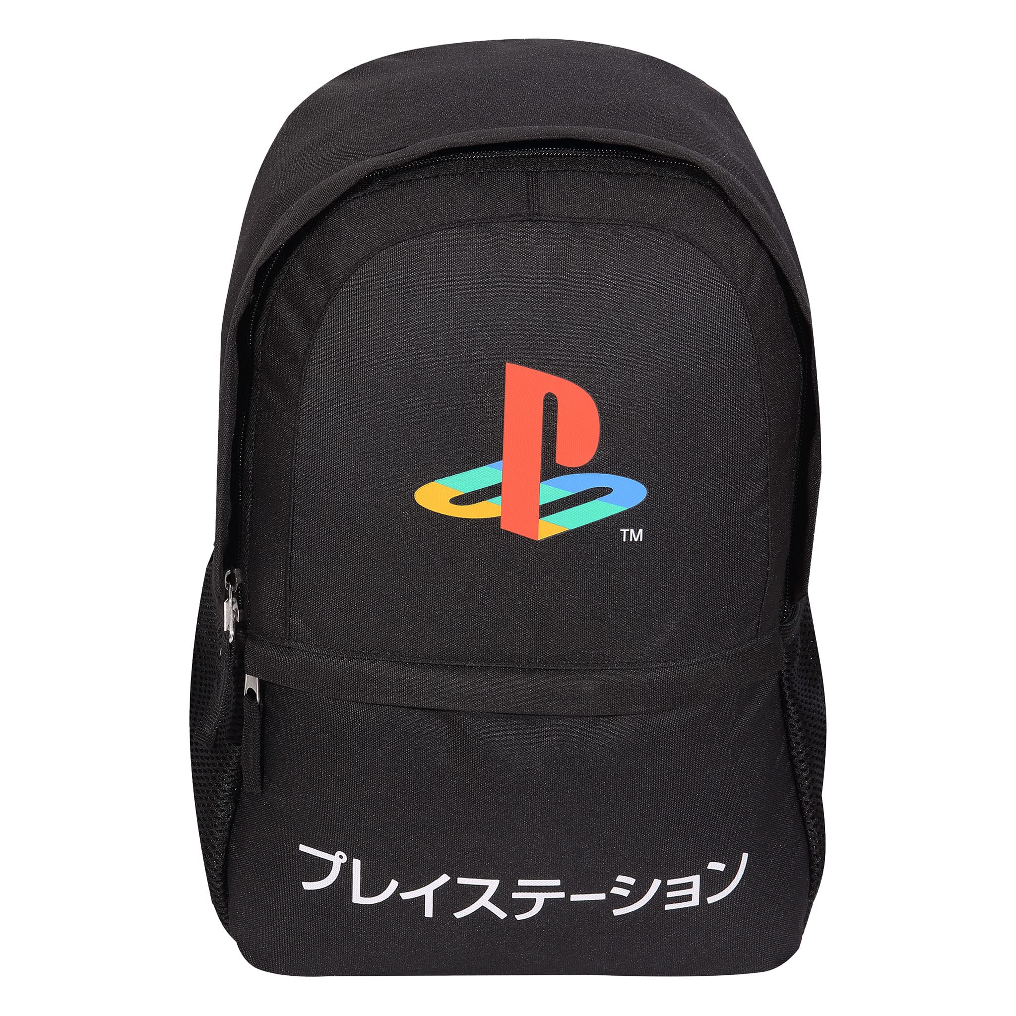 Playstation Japanese Logo Backpack, Kids, One Size, Black, Official Merchandise, Black, One Size