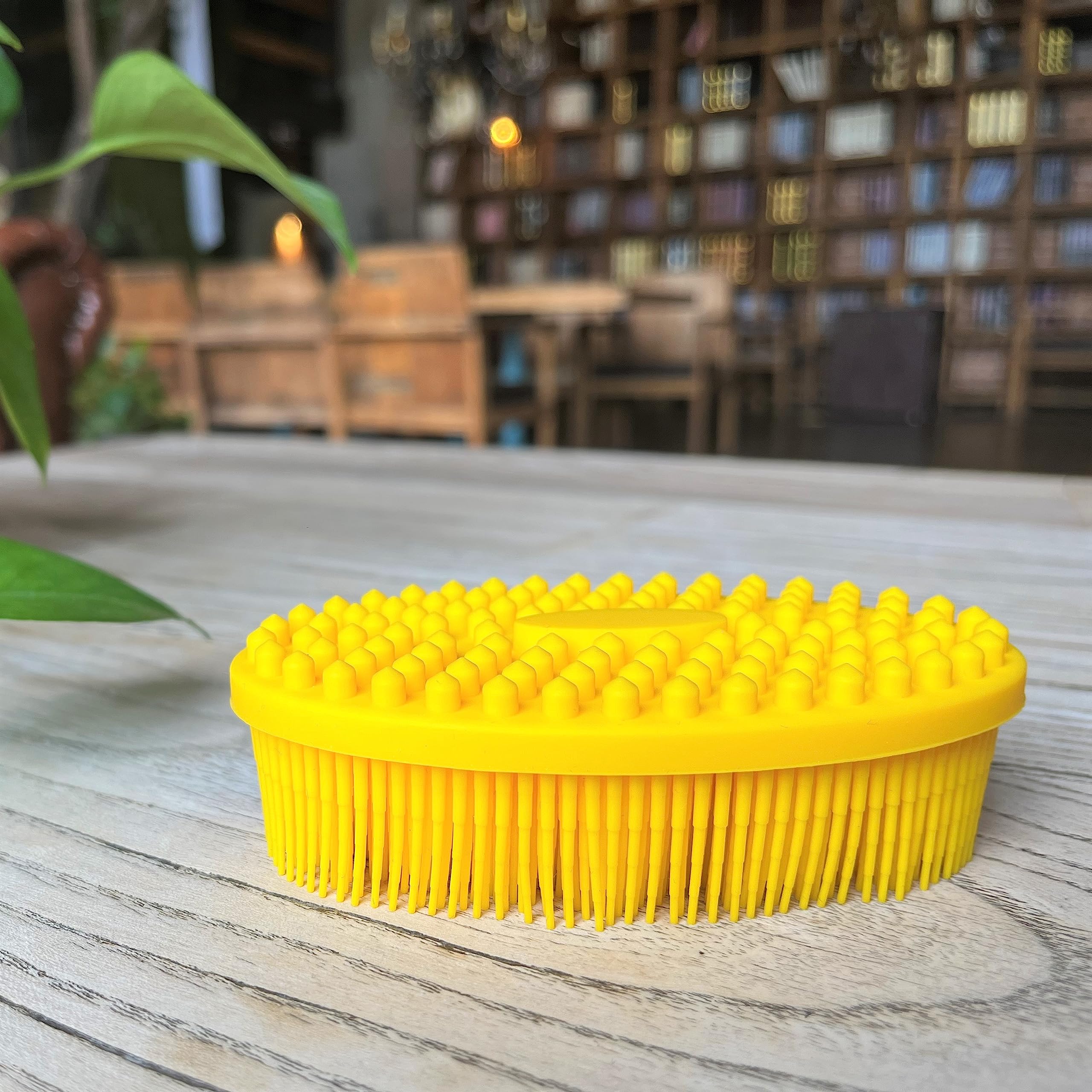 Premium Sensory Brush for Kids or Autism,Soft Silicone Body Scrubber,2 in 1 Sensory Room Occupational Therapy Brushes,Silicone Loofah,Pet Shower Brush Bath Brush Shampoo Brush - Image 2