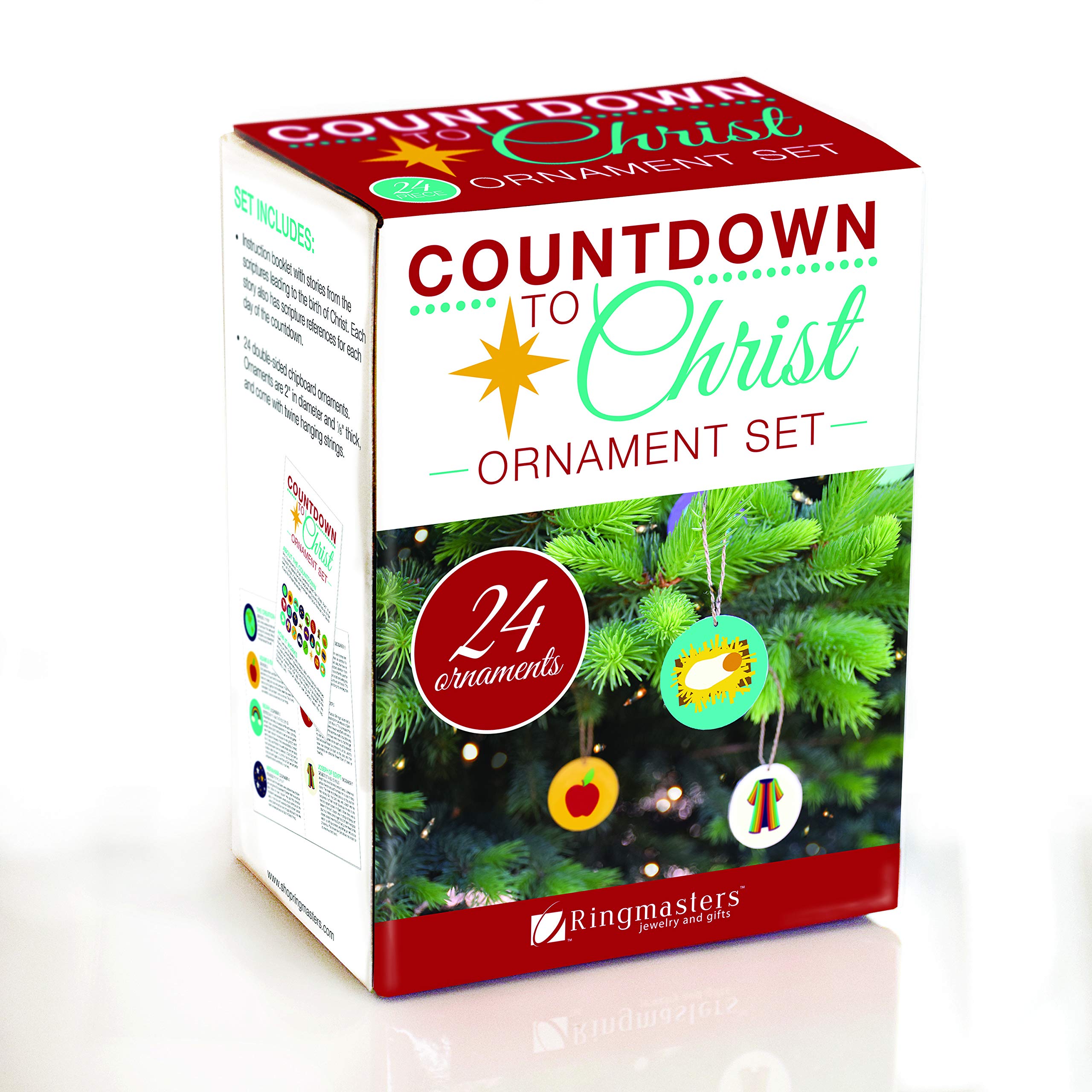 Countdown to Christ Advent Ornament Gift Set