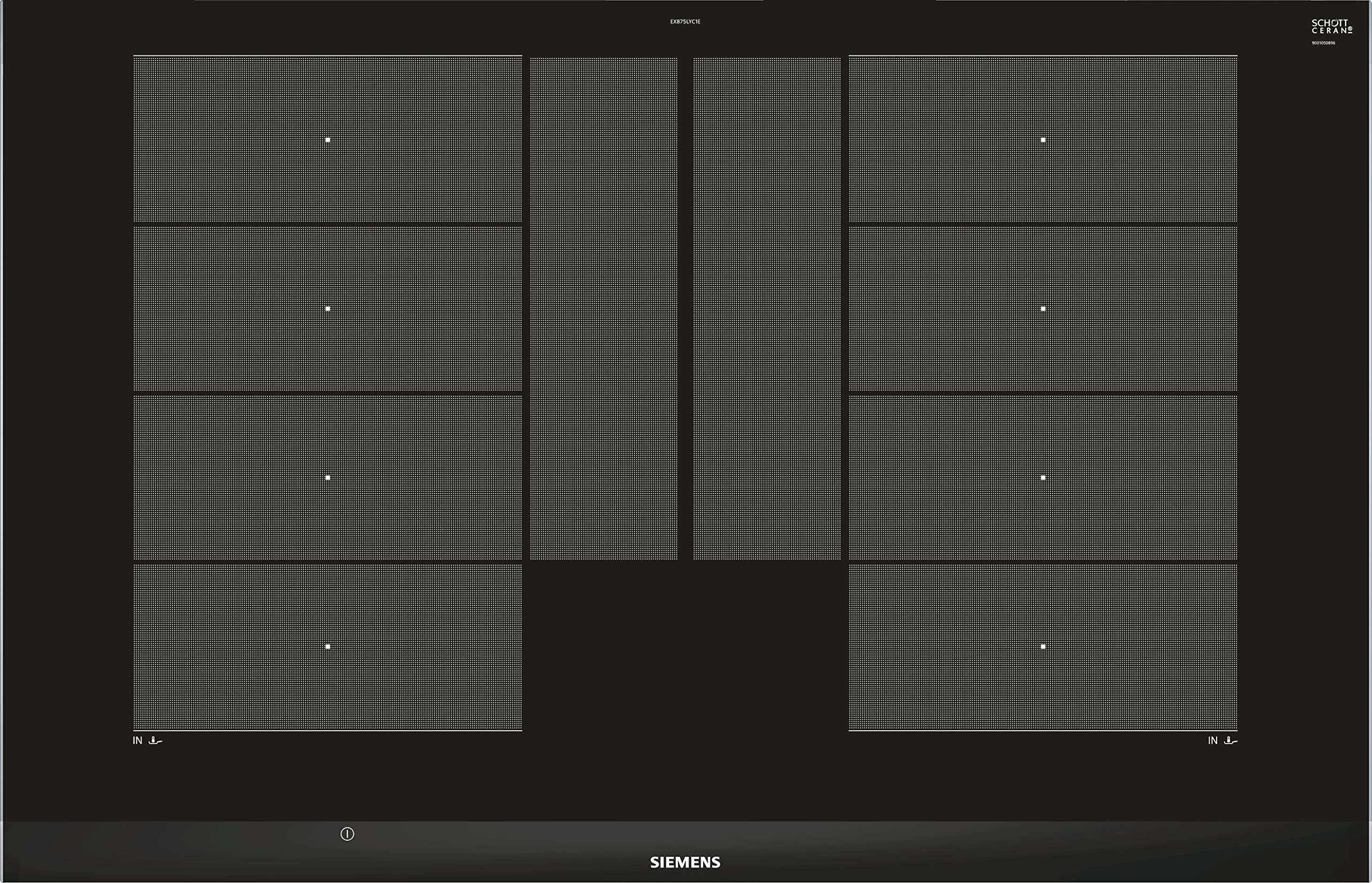Siemens HB774G1B1, iQ700 Smarter Einbau-Backofen, 60 x 60 cm & EX875LYC1E iQ700 Induktionskochfeld (autark)