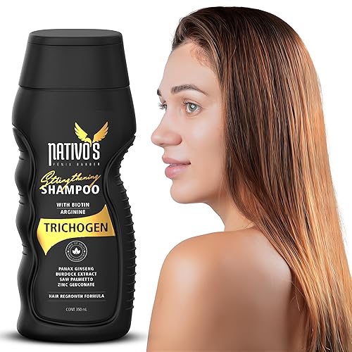 Miniatura 8 de Nativo's Champú para el crecimiento del cabello para adelgazamiento y pérdida de cabello - Champú fortalecedor para hombres y mujeres con biotina,