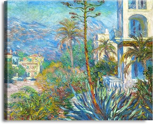 Miniatura 301 de A&T ARTWORK Antibes Seen from The Salis Gardens de Claude Monet Las Obras de Arte Clásico Mundial Reproducciones, Impresiones de Arte en Lienzo