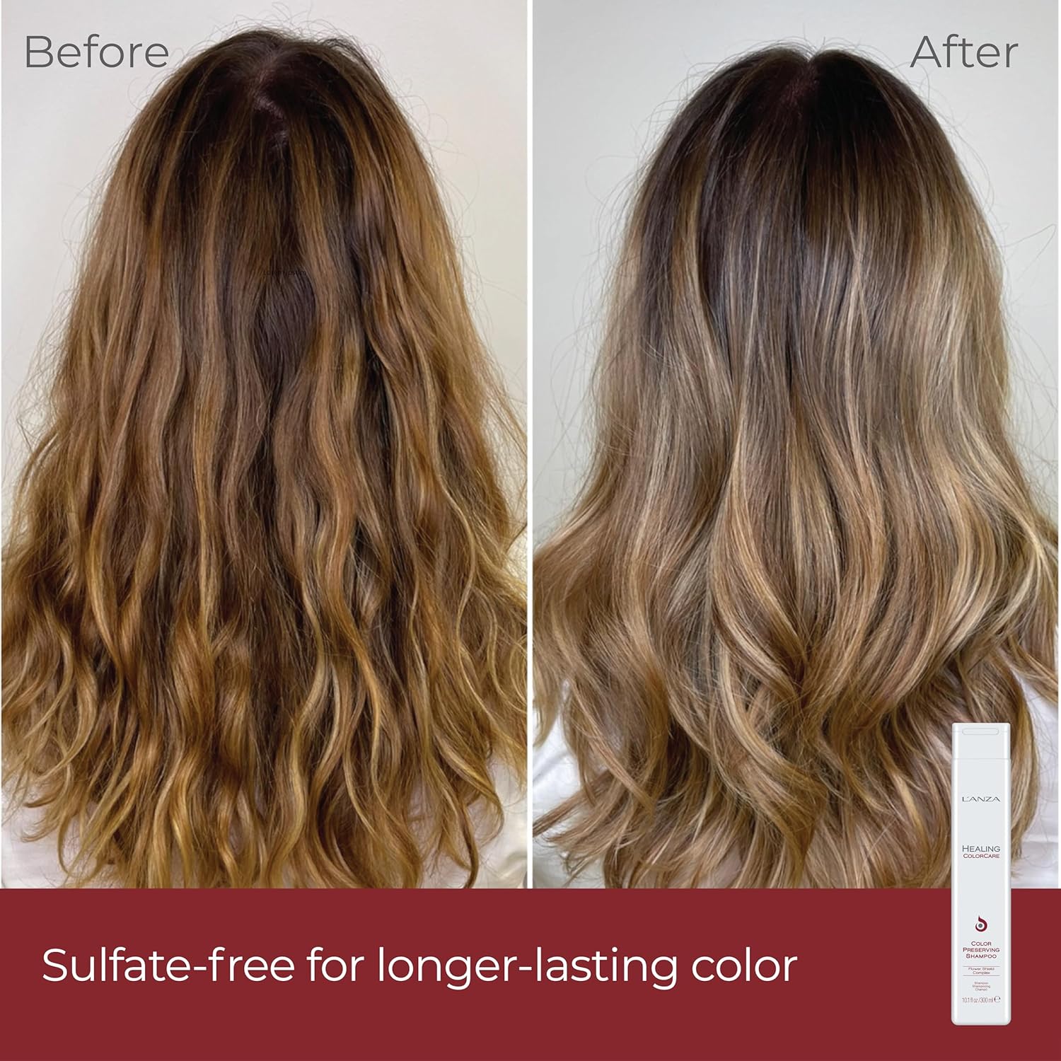 L'ANZA Healing ColorCare Color Preserving Shampoo, Shampoo for Color Treated Hair to Protect Vibrancy and Restore Dry Damaged Locks, Healthy, Shiny, Protected Bleached & Dyed Colored Hair (10.1 Fl Oz) 10.1 Fl Oz (Pack of 1) image 2 of 7 B000VHE92W