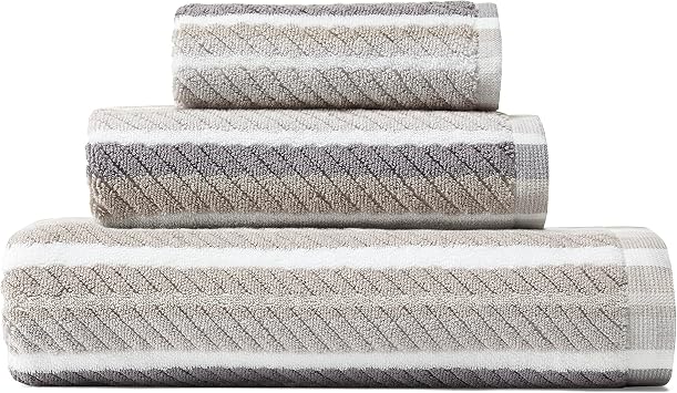 Tommy Bahama - Cotton Hand, Fingertip & Bath Towel Set, 3 Pack Towels