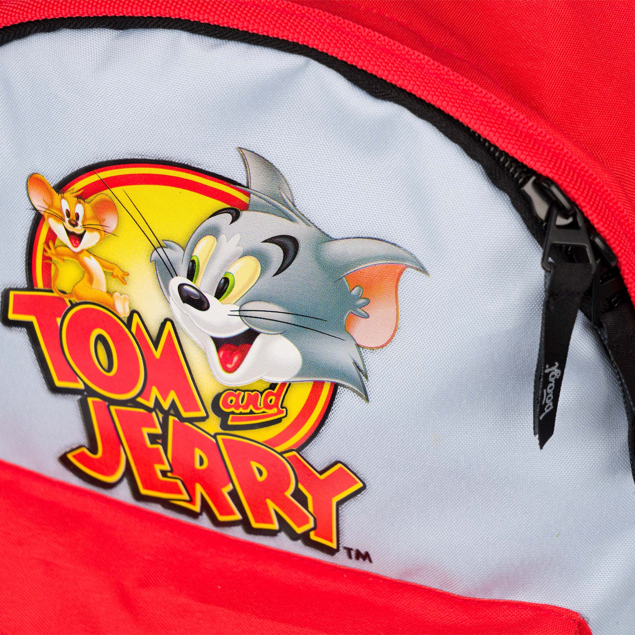 Baagl Mochila de guardería para niños y niñas, mochila de guardería para niños, mochila pequeña para bebé, mochila infantil con correa para el pecho, Tom & Jerry, Kindergartengröße, Casual