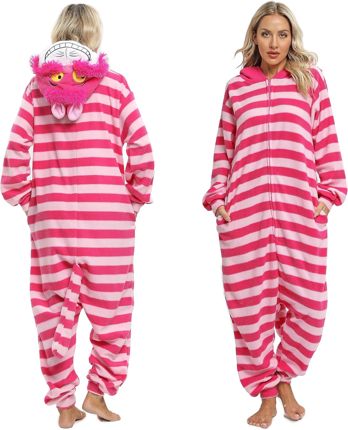 NAITOKE Adult Animal Onesie Halloween Costume Cosplay One-Piece Pajamas Women Man Teens - Image 4