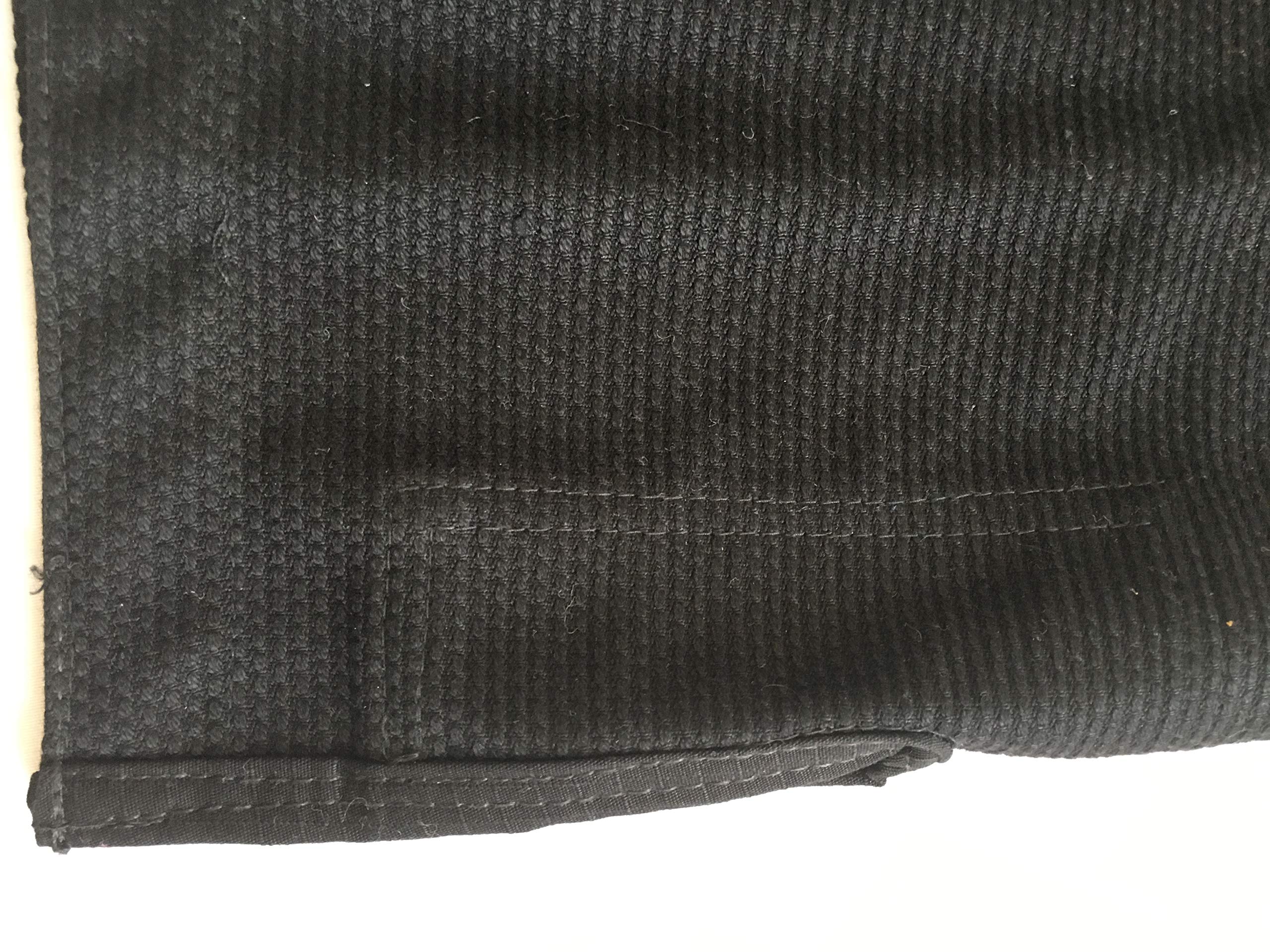 BJJ Gi Black - Tejido de perlas de Jiu Jitsu, color negro