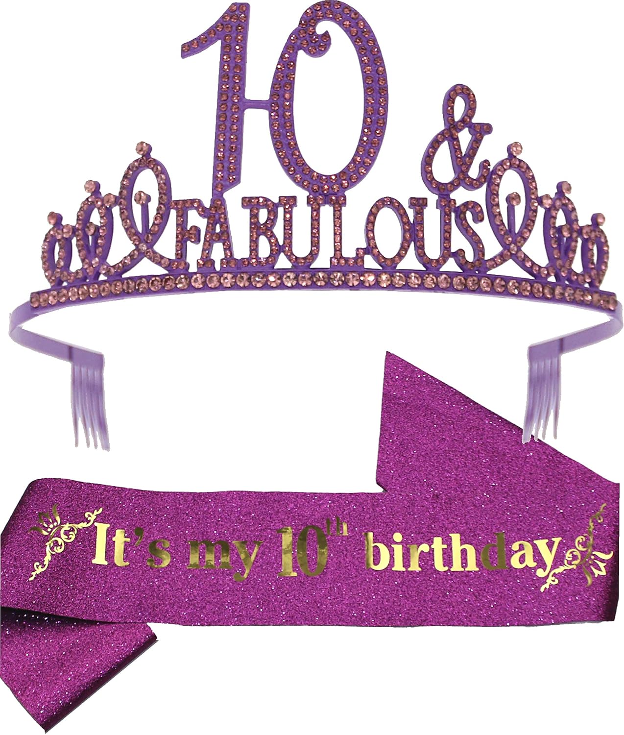 Buy 10th Birthday 10th Birthday Tiara Purple 10th Birthday