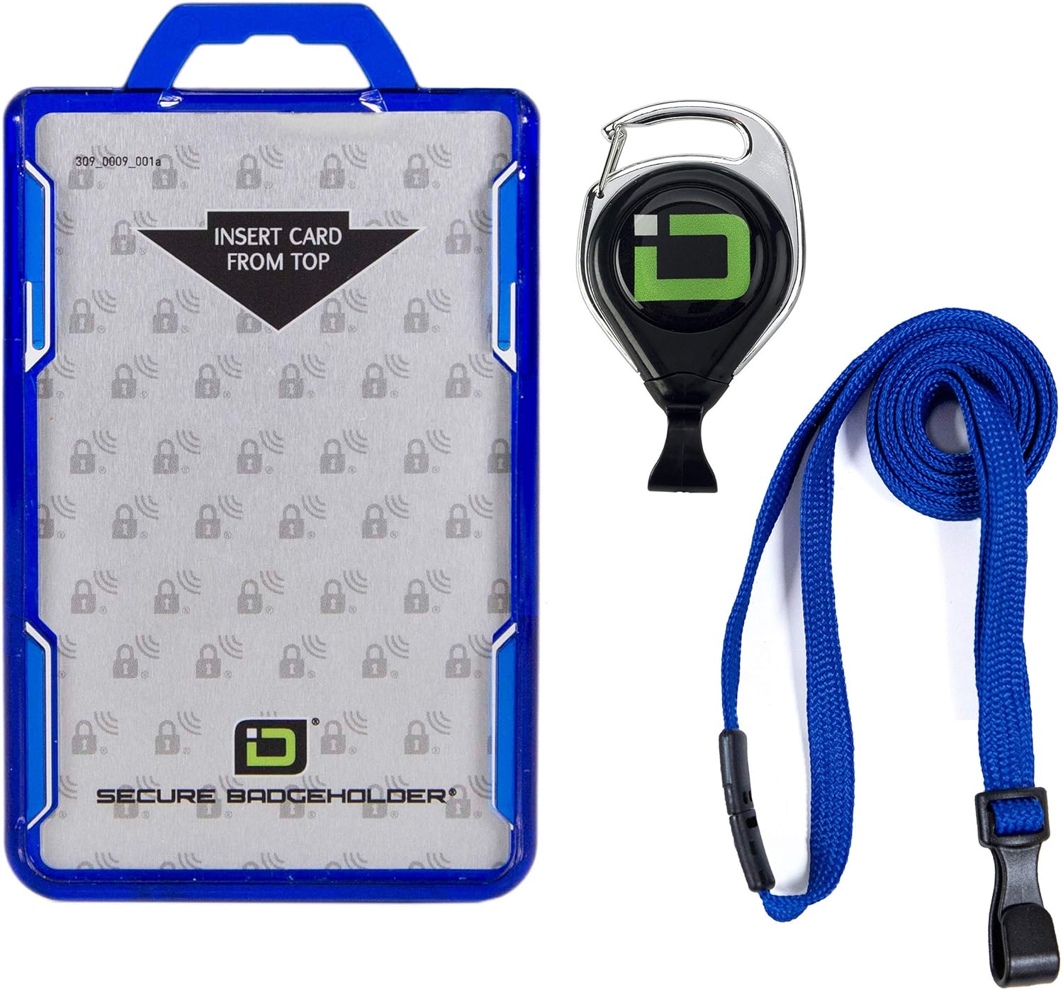 ID Stronghold Secure Badge Holder Duolite RFID Blocking