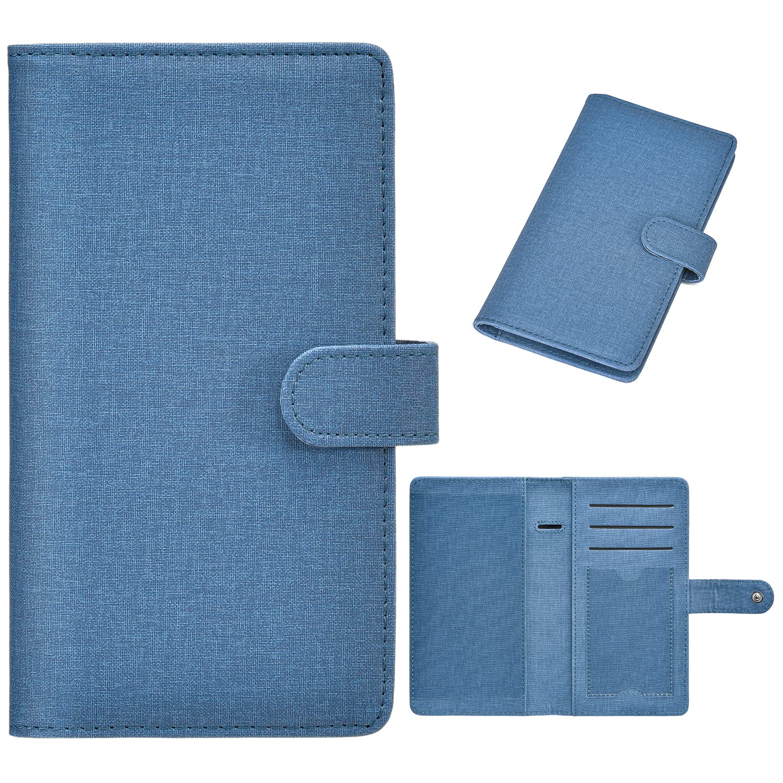 Snapklik.com : Woven Checkbook Covers- Leather RFID Check Registers For ...