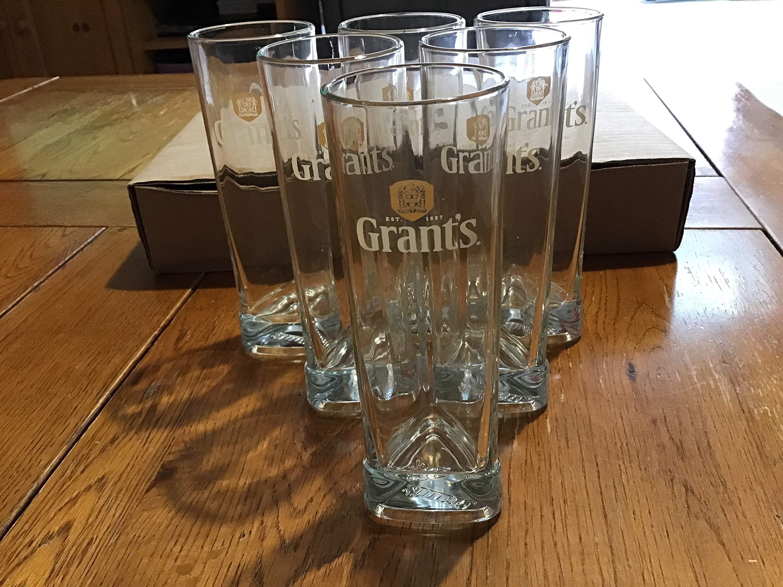 grant's Lot de 6 Verre Tube a Whisky Grant Grants 22cl Neuf