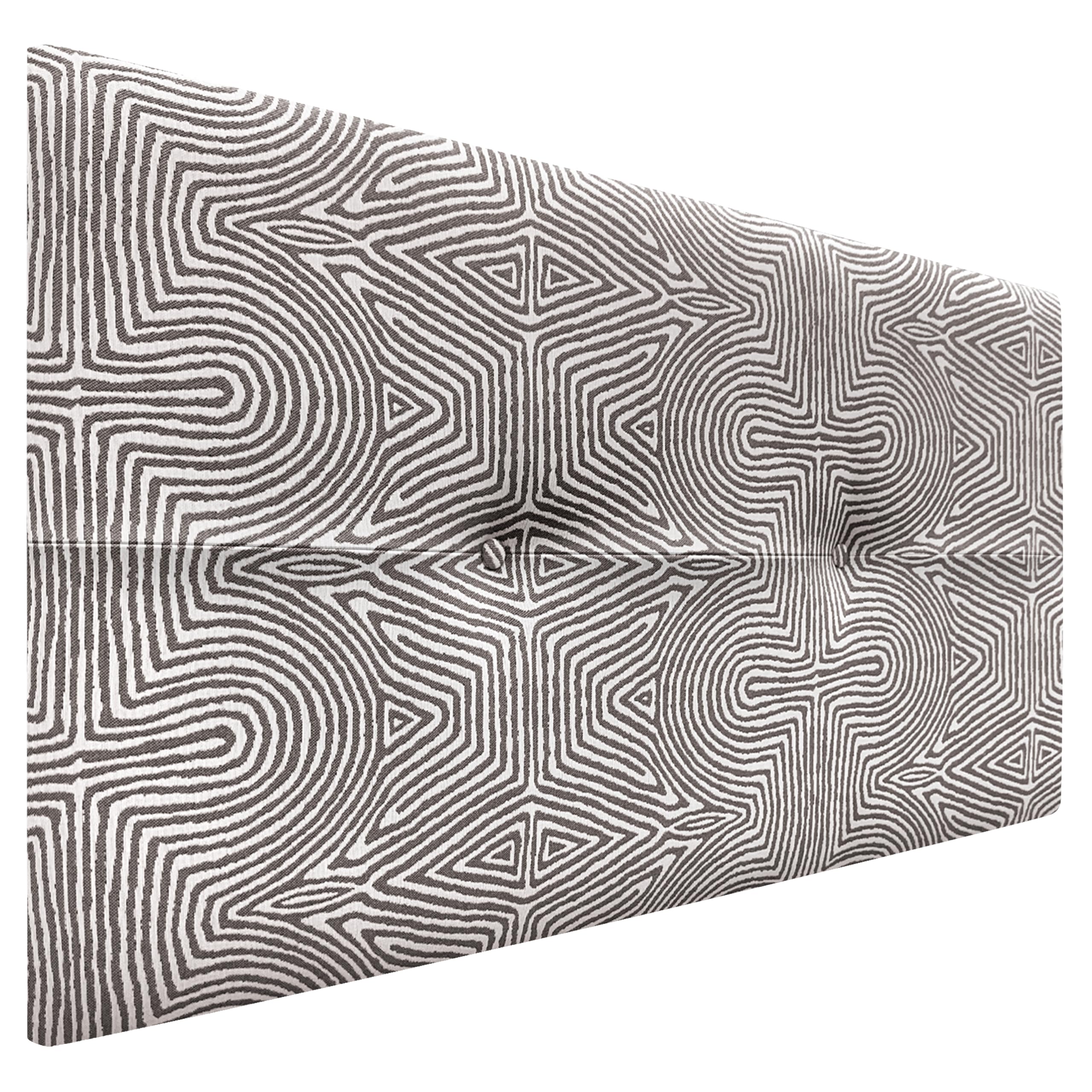 DHOME Cabecero de Tejido Luxury con Botones Cabezal Tapizado Cama Dormitorio Moderno Top Trending (Tribal, 80cm)